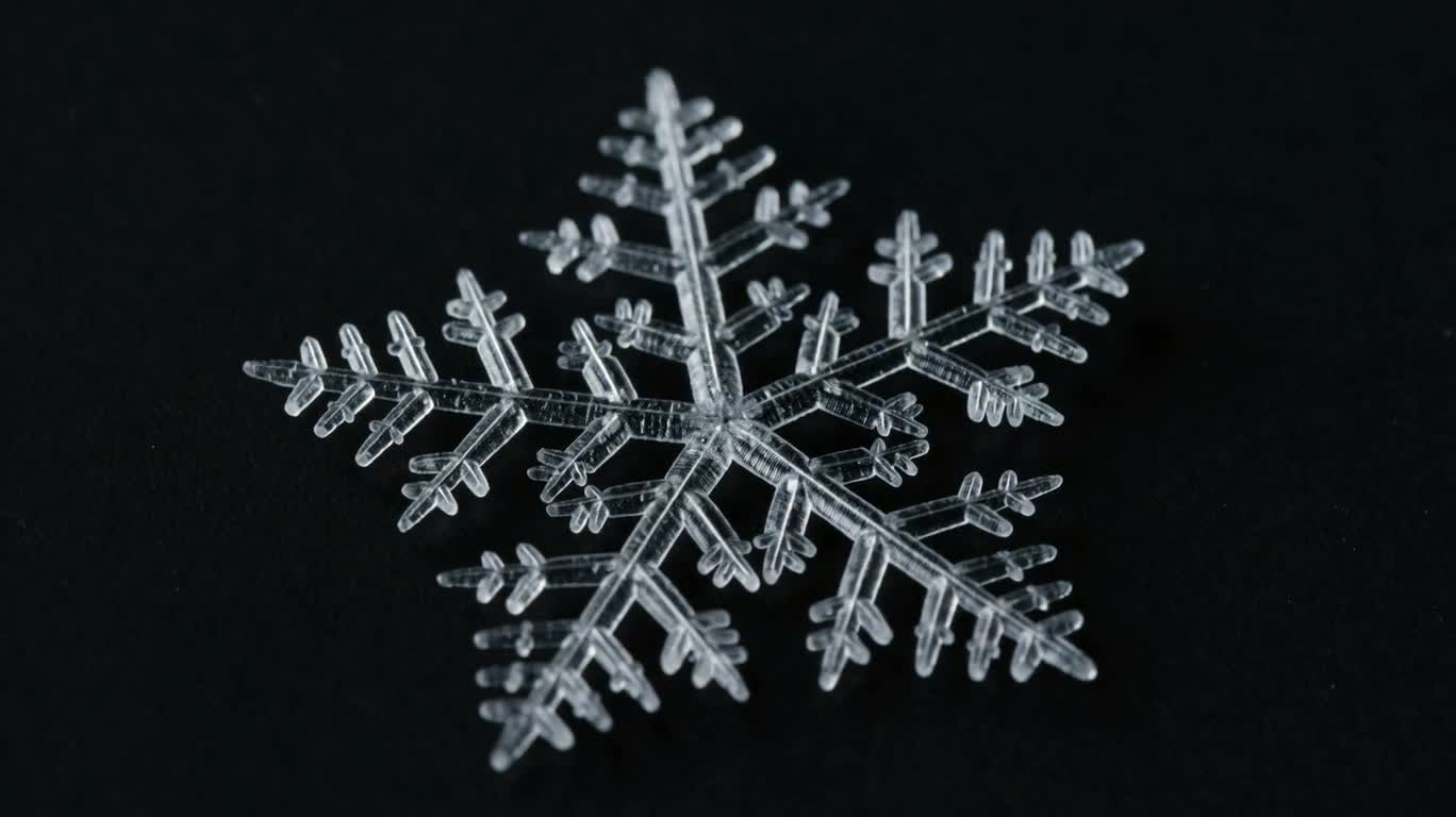 雪花消融