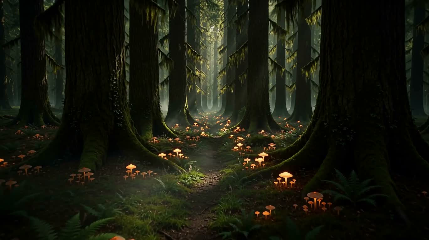 Luminous Ancient Forest