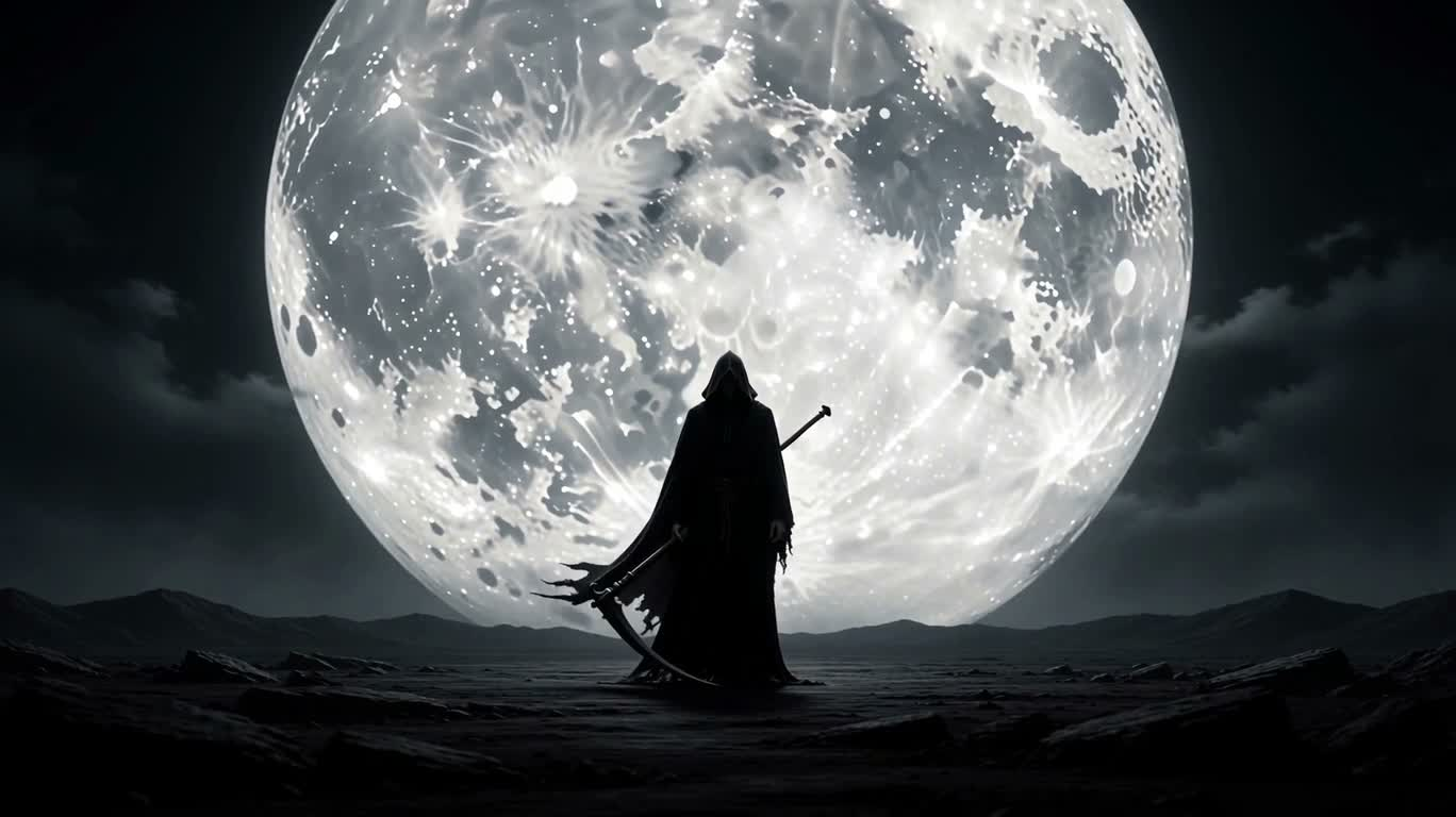 满月下的死神暗能量爆发