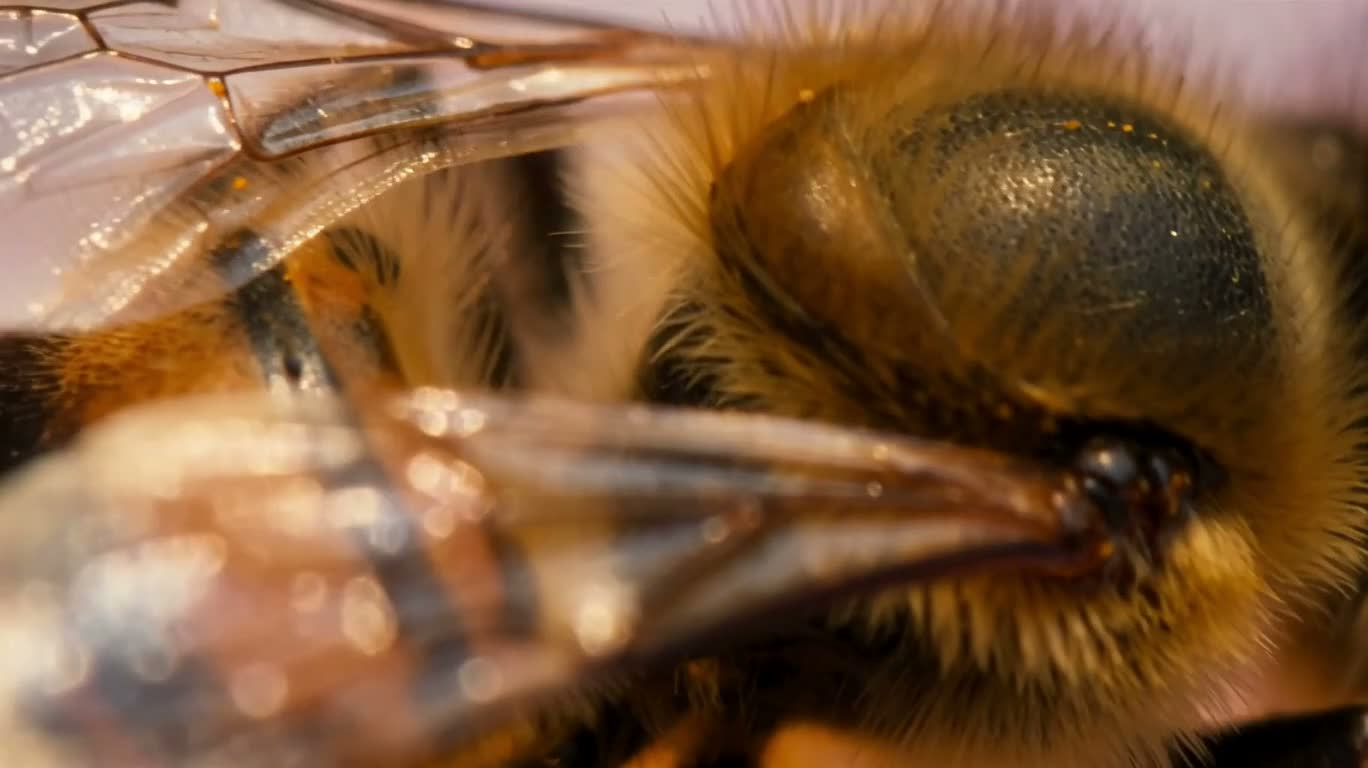 Abeilles parmi les fleurs