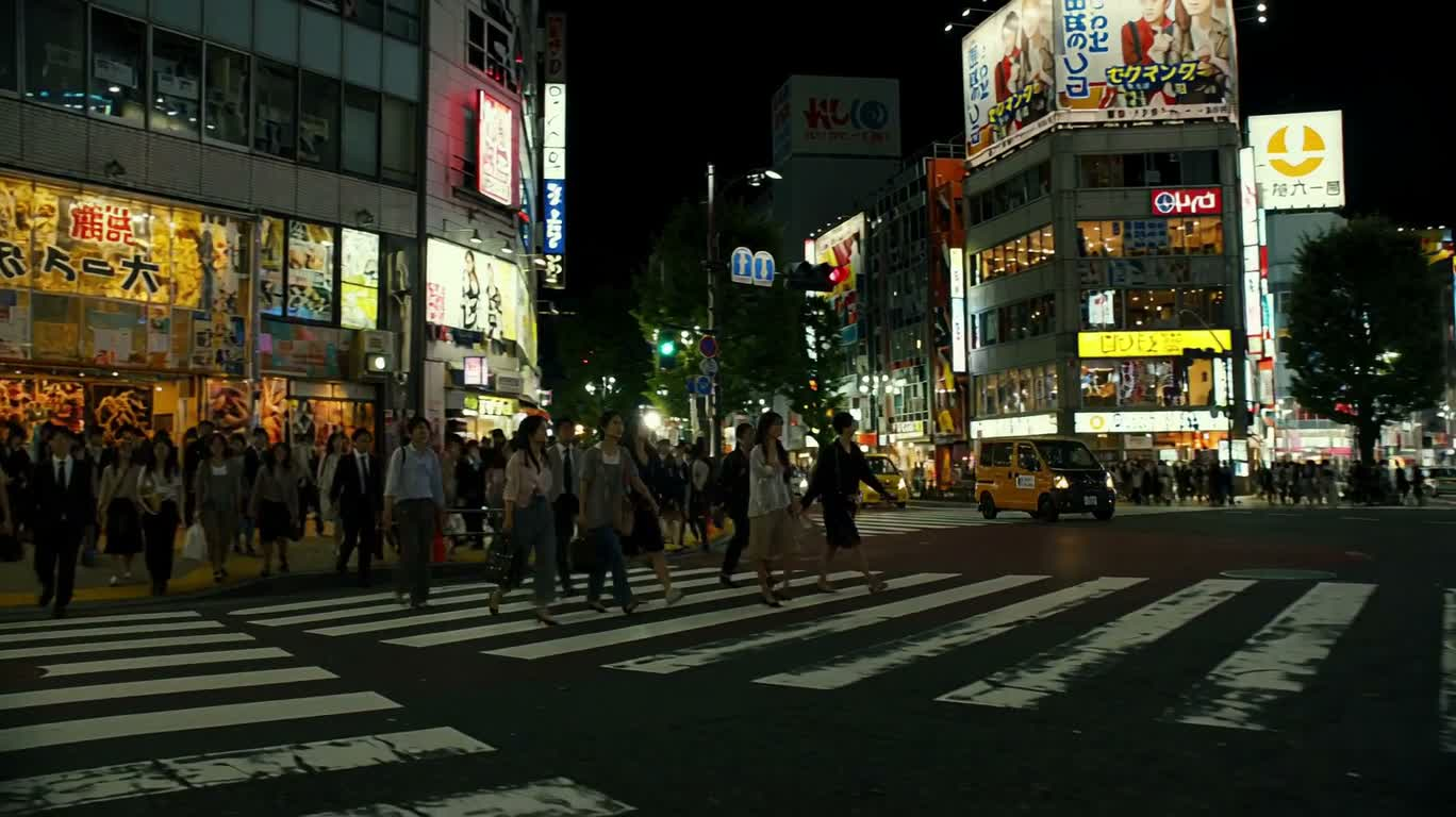 Neon Tokyo Night Walk