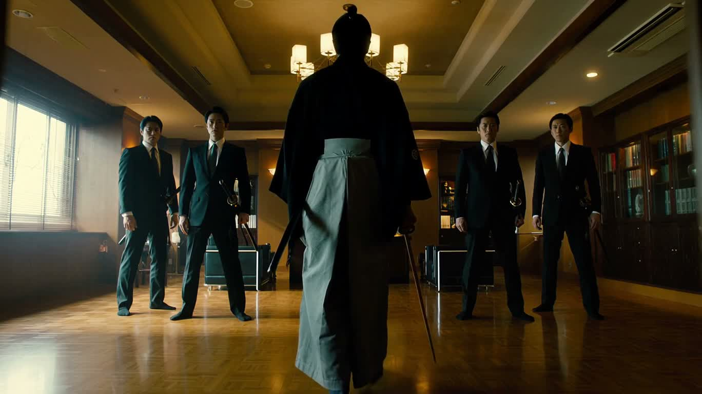 Instant Kill in the Wooden Hall: Swordsman Faces the Captain