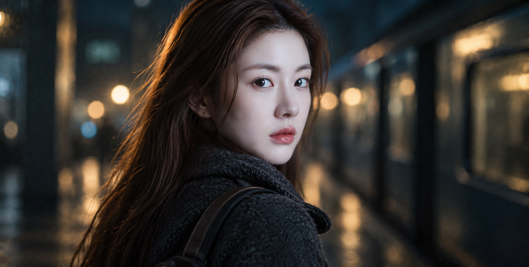 영화 같은 캐릭터 클로즈업 샷