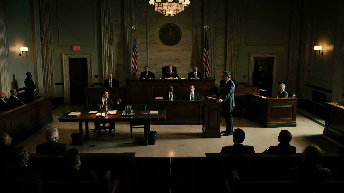 Confrontation au tribunal
