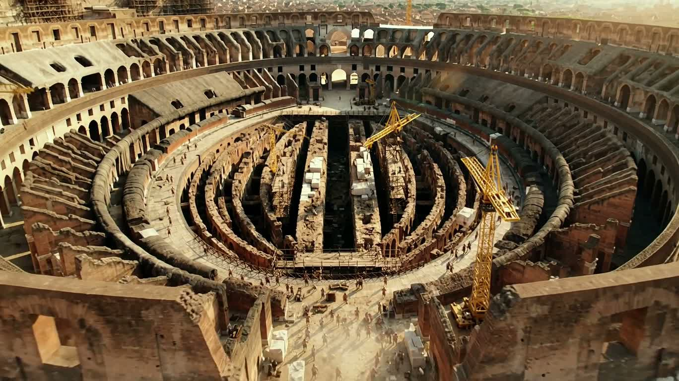 巨石崛起:罗马斗兽场的建成
