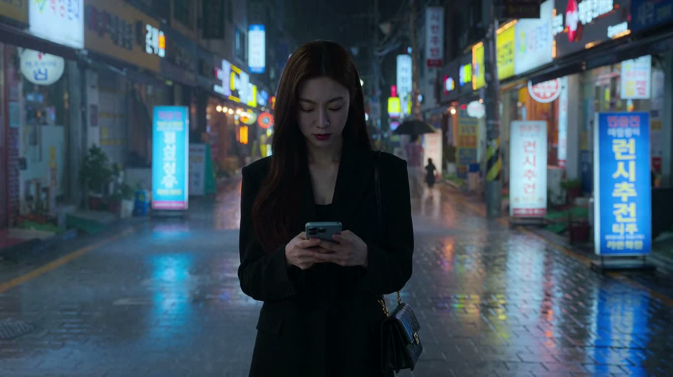 雨夜陌生来电 — AI video creation