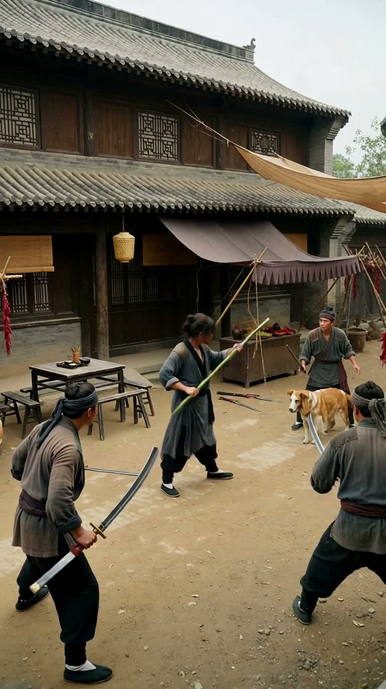 竹影破陣：落ちぶれた達人の街巷決戦