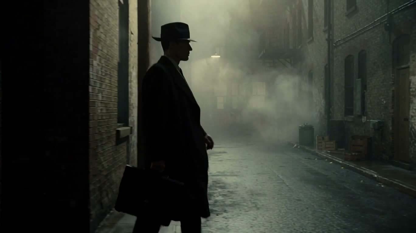 Detective in the Foggy Alley
