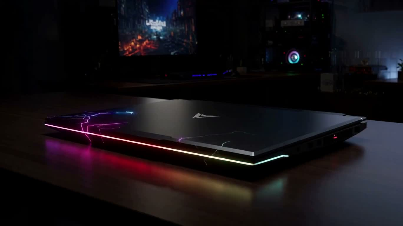 Thức tỉnh năng lượng game neon — AI video creation