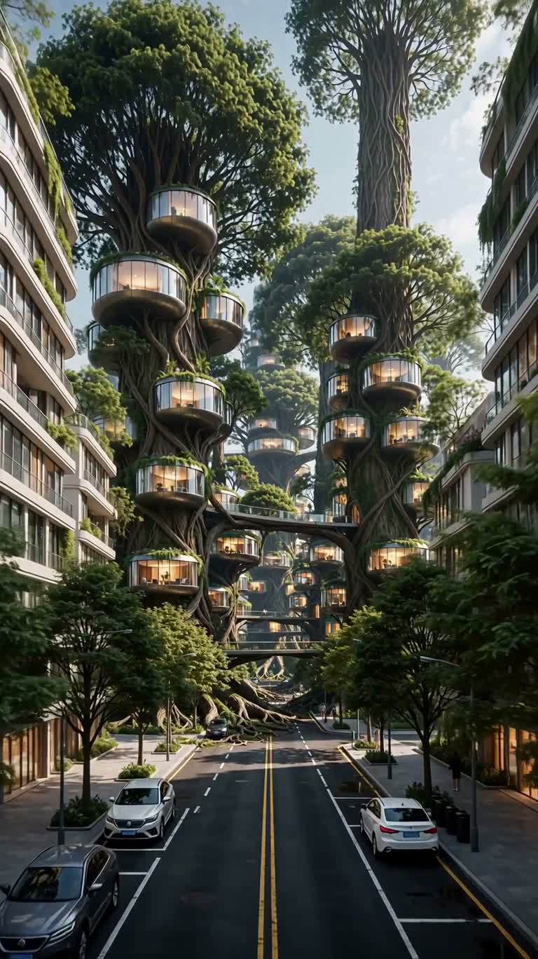 Thành phố lớn lên trong ánh sáng ban ngày