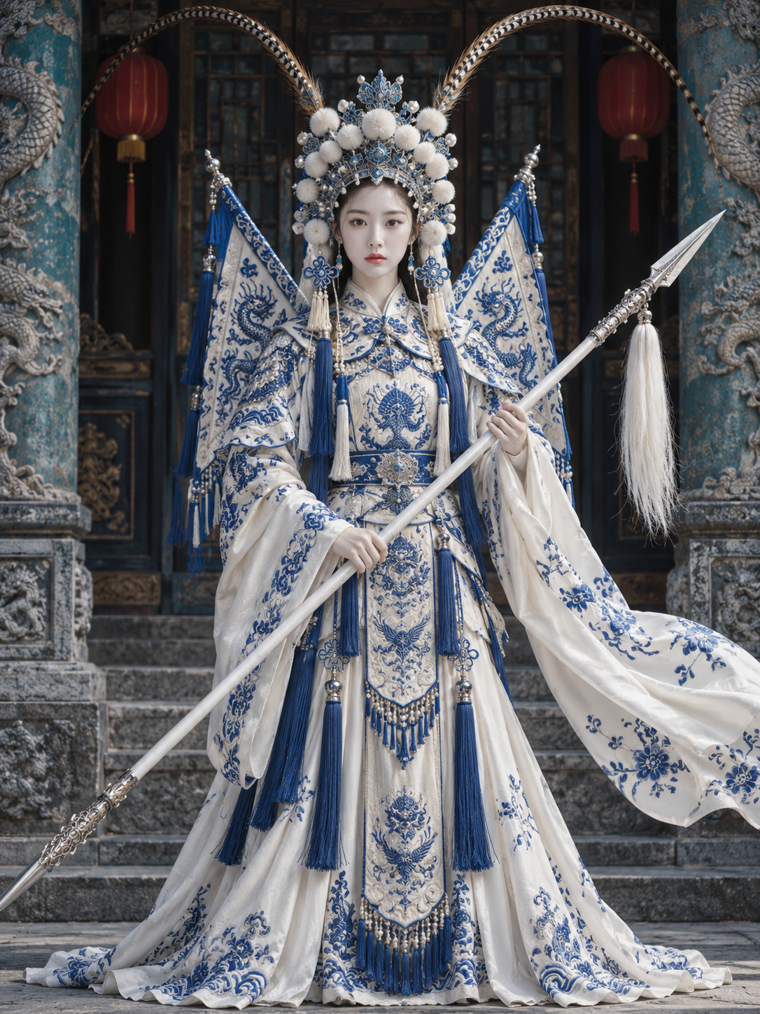 中国京剧刀马旦艺术摄影 — AI image creation