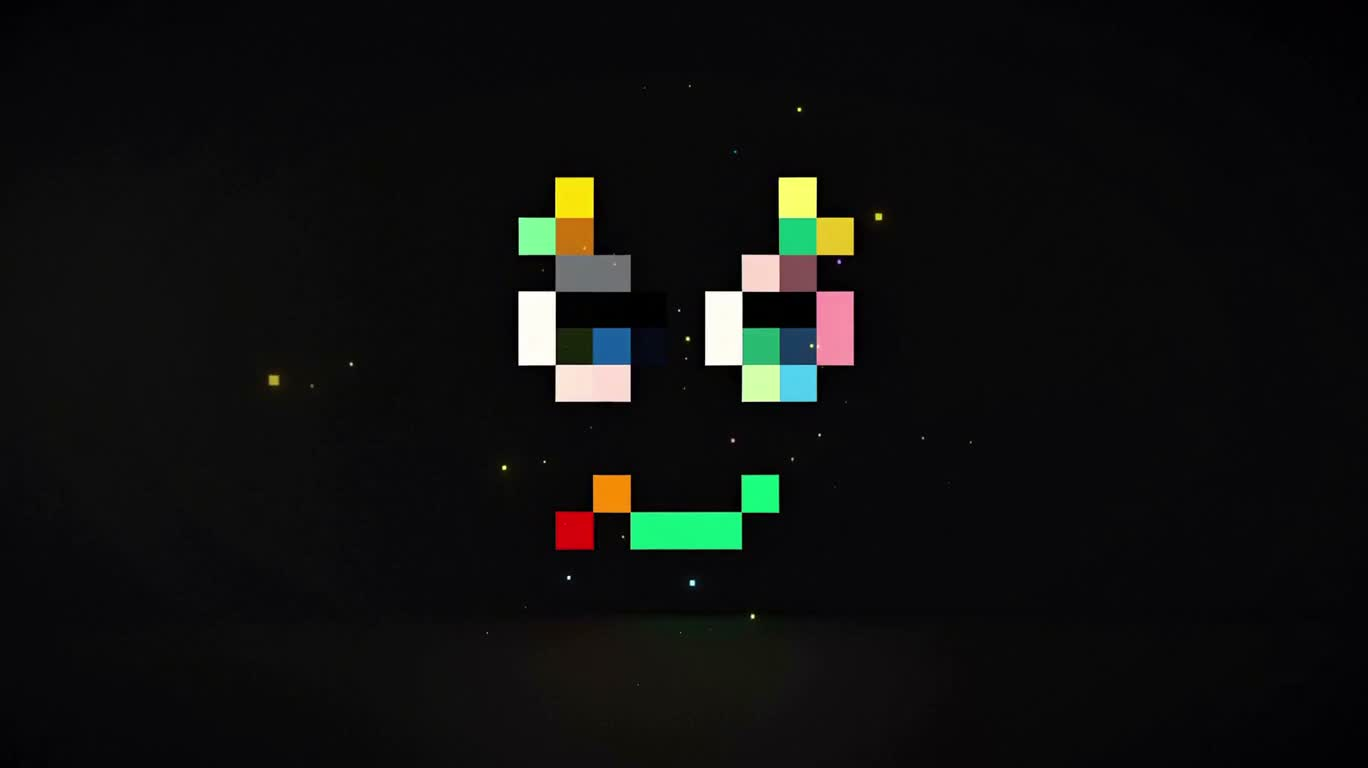 Retro Handheld Minimalist Face Icons