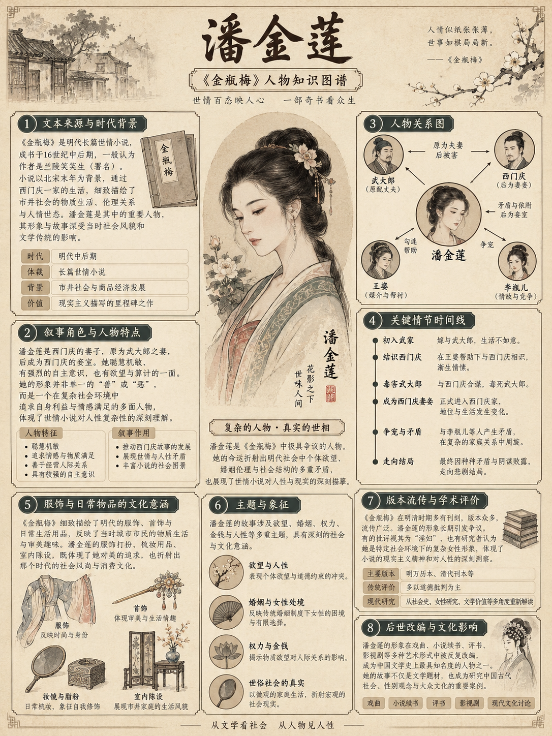 古典文学人物知识图谱 — AI image creation