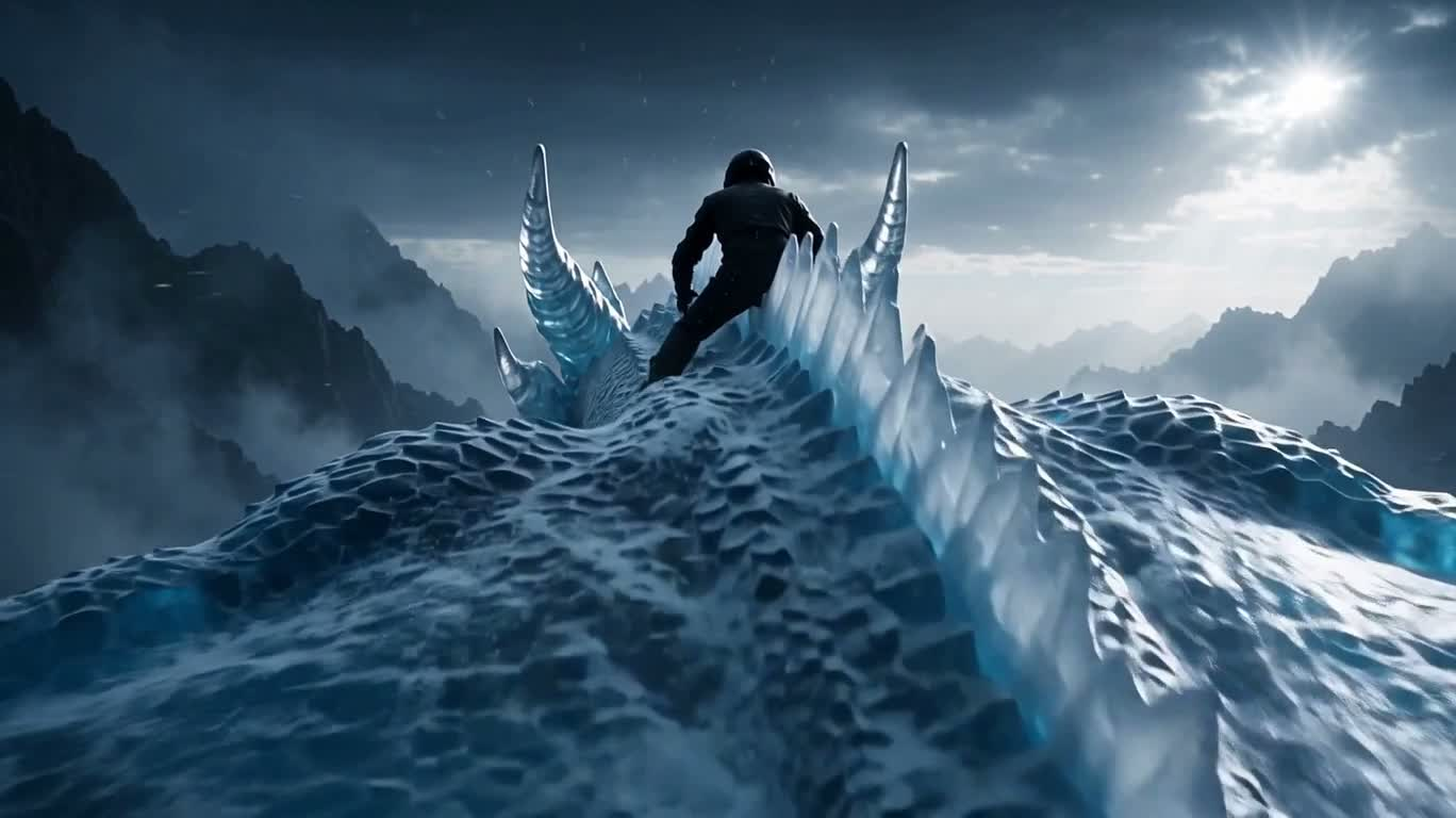Chevaucheur de dragon de glace