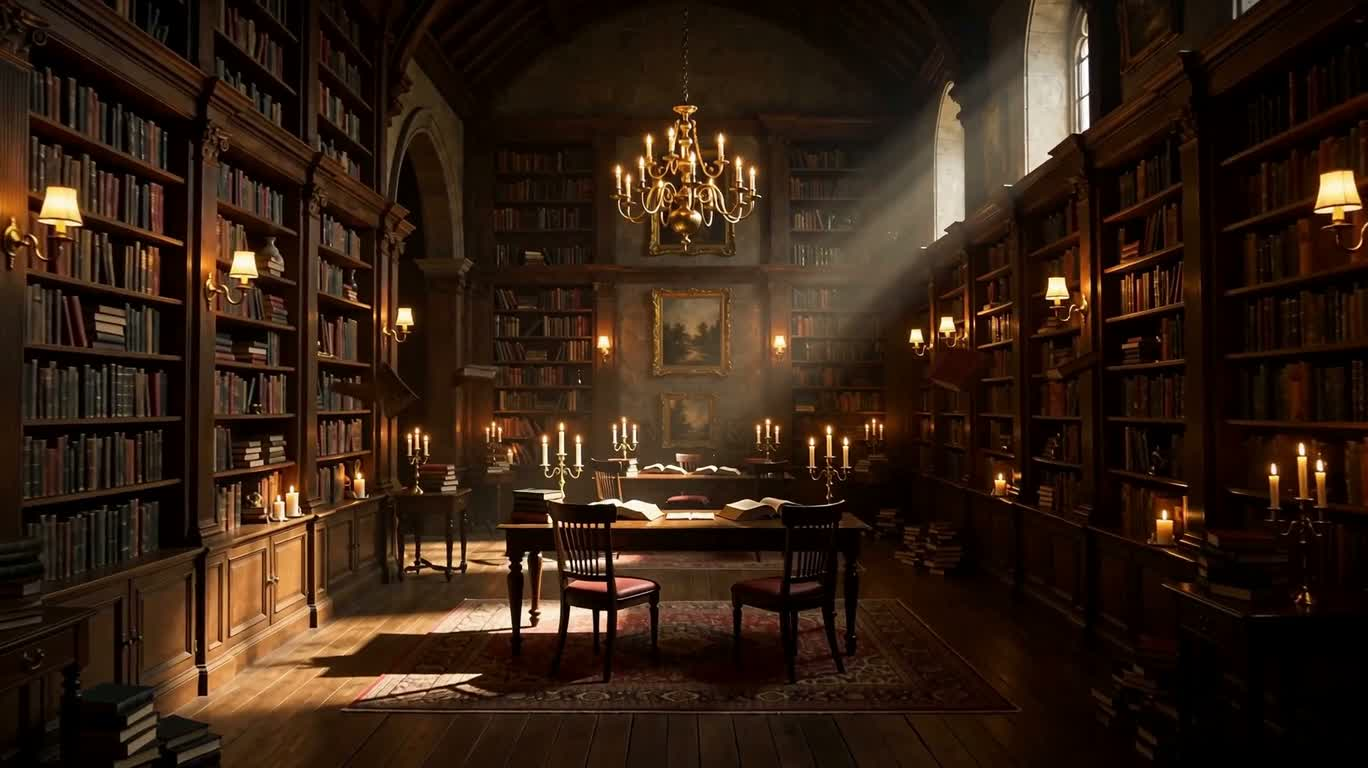 La librairie magique flottante