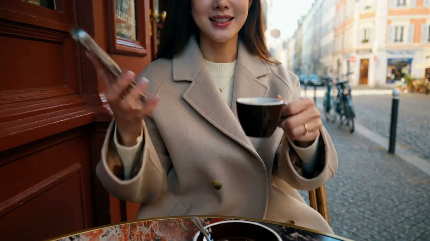 咖啡馆的慢慢揭晓