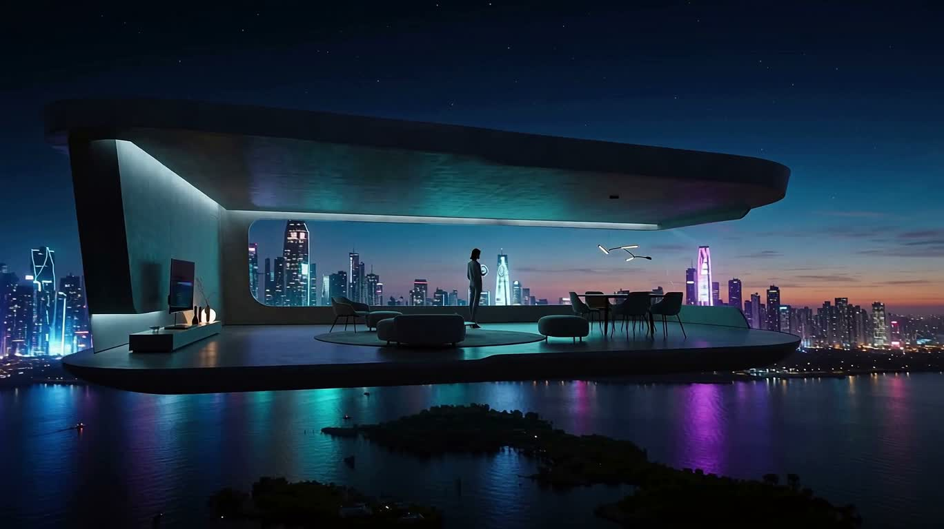 Holographic Control in the Neon Apartment