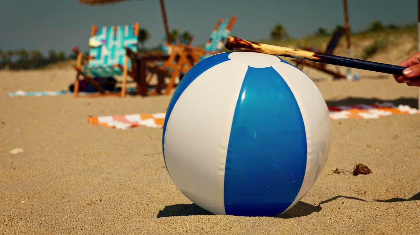 Une touche légère sur la plage
