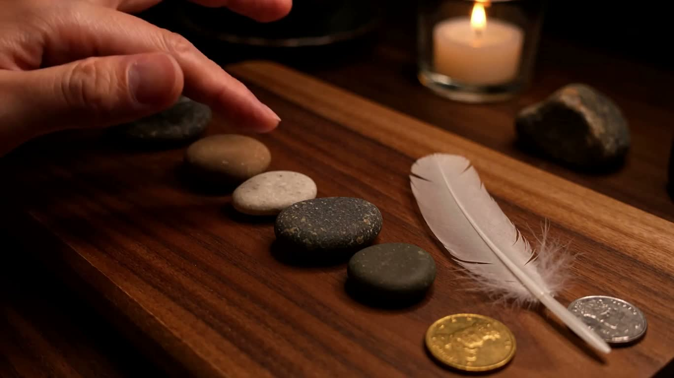 Candlelight, Wooden Table, Whispered Touch — AI video creation