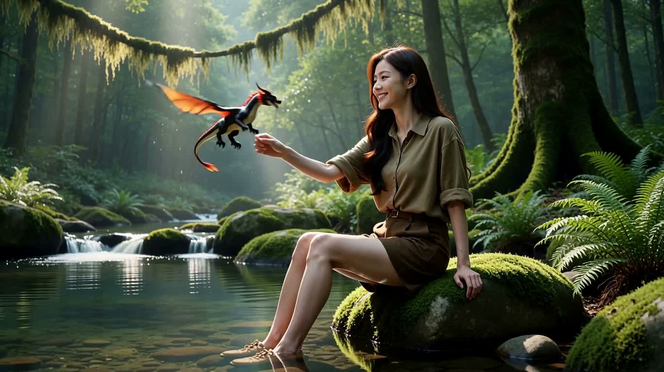 溪边玩具龙觉醒