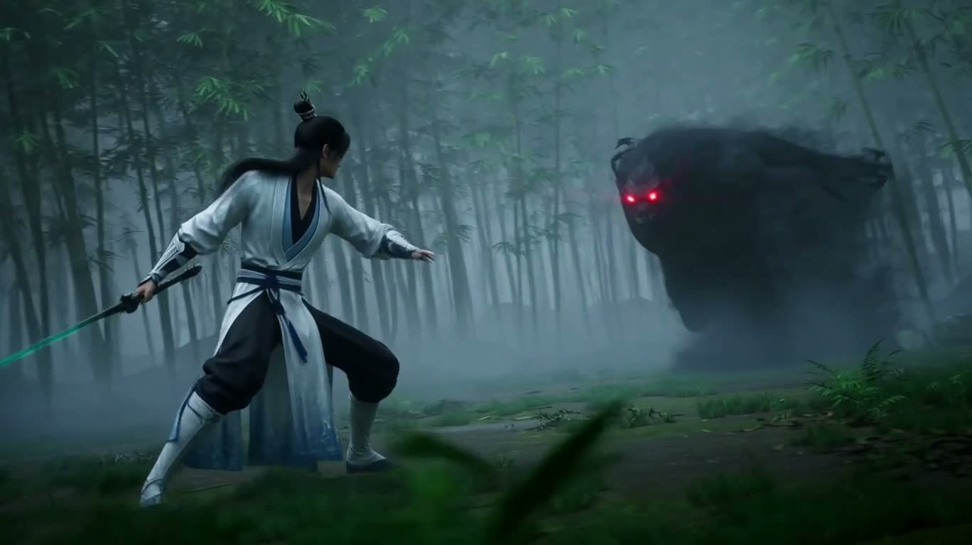 竹林幻刃决战 — AI video creation