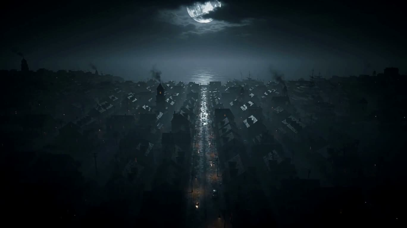 Thủy triều đen tối của Innsmouth — AI video creation