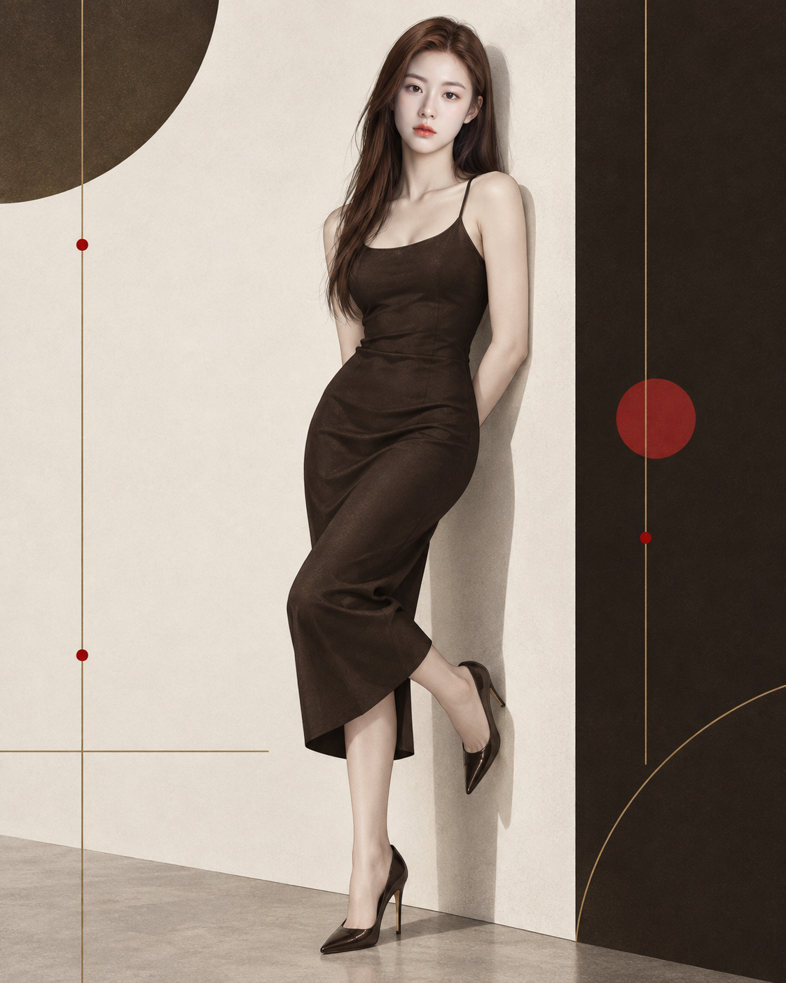极简甜酷都市女性插画