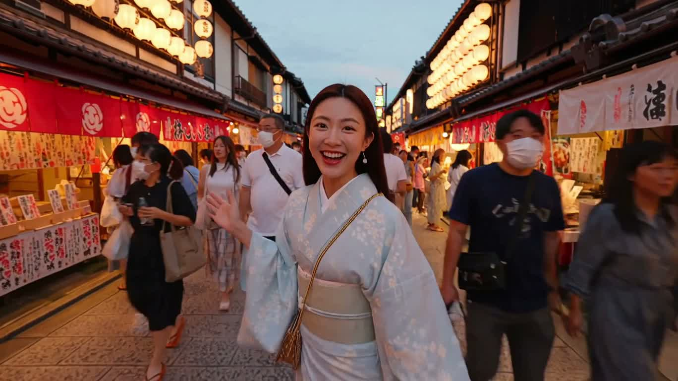 Lễ hội đêm hè và dạo bước ngắm pháo hoa