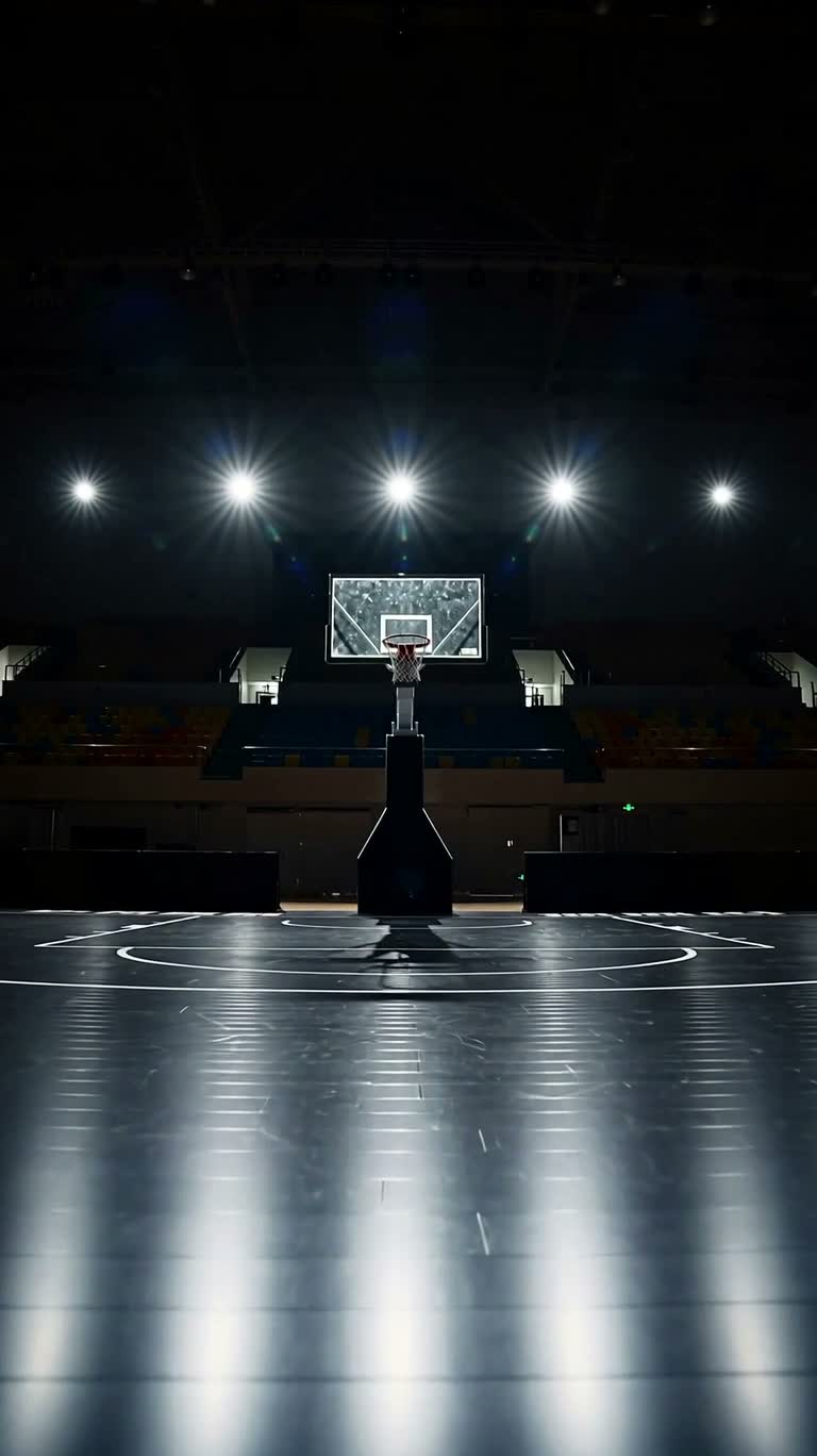 Enflammez le terrain : pub intense de chaussures de basket
