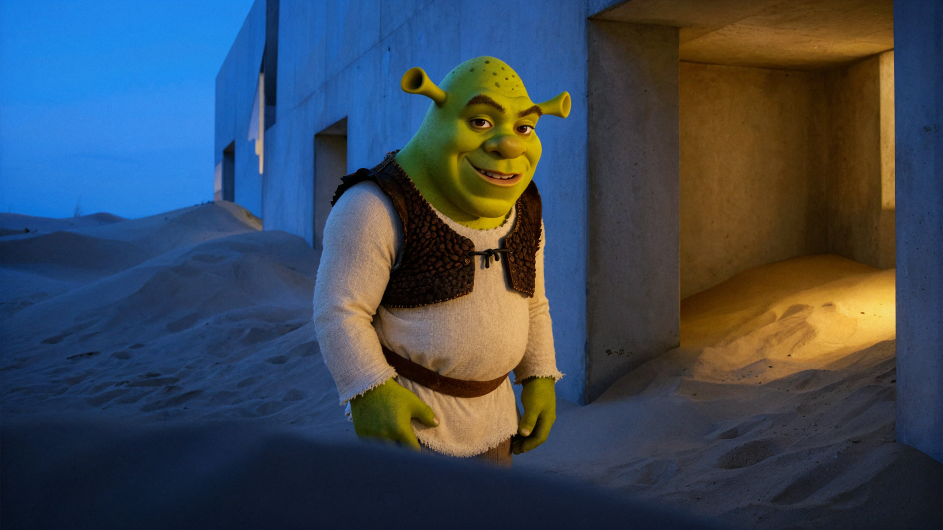 Shrek · Giờ xanh — AI image creation