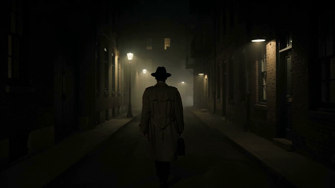 Detective in the Foggy Alley
