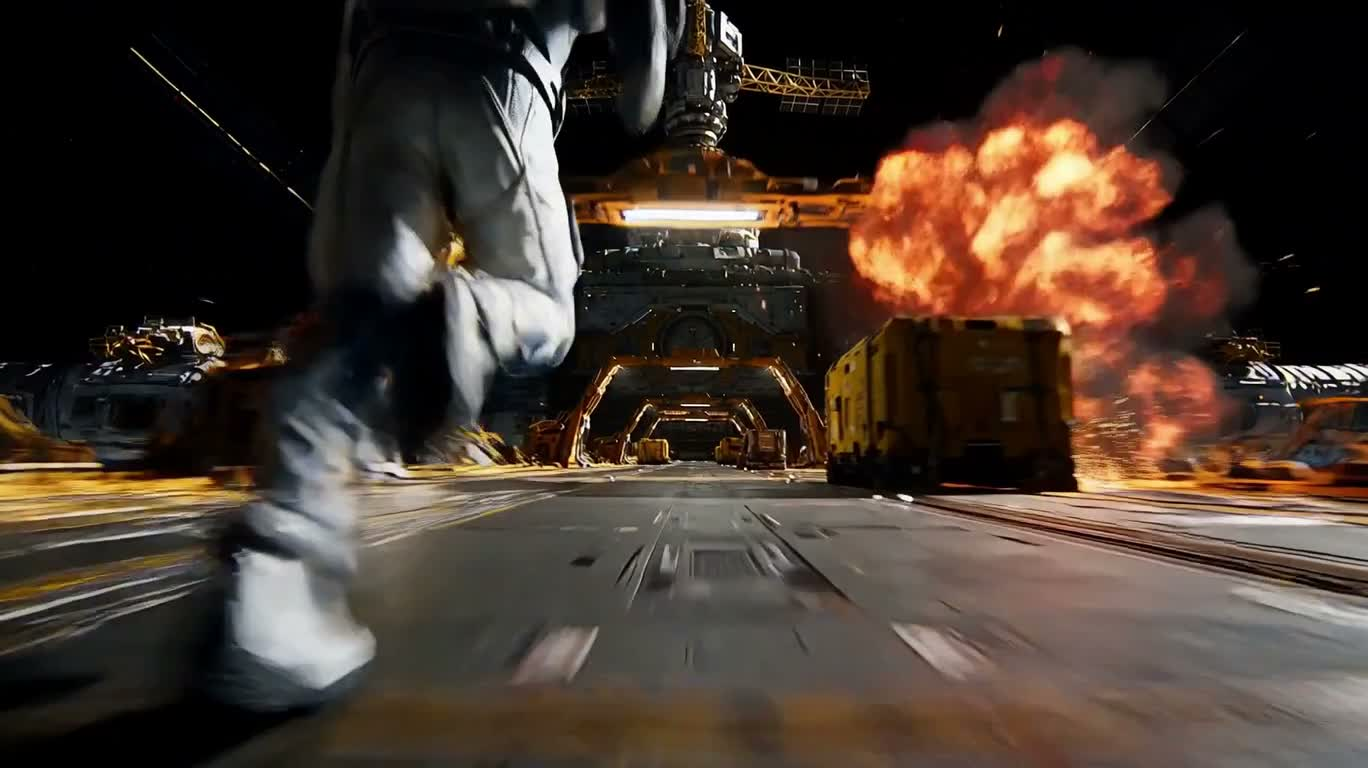 Évasion spatiale lors de l'effondrement orbital