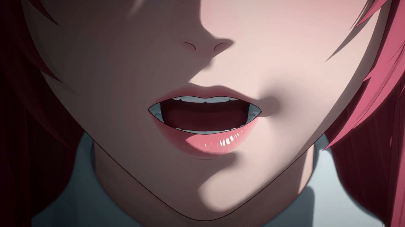 Pink-Haired Girl's Resolute Charge