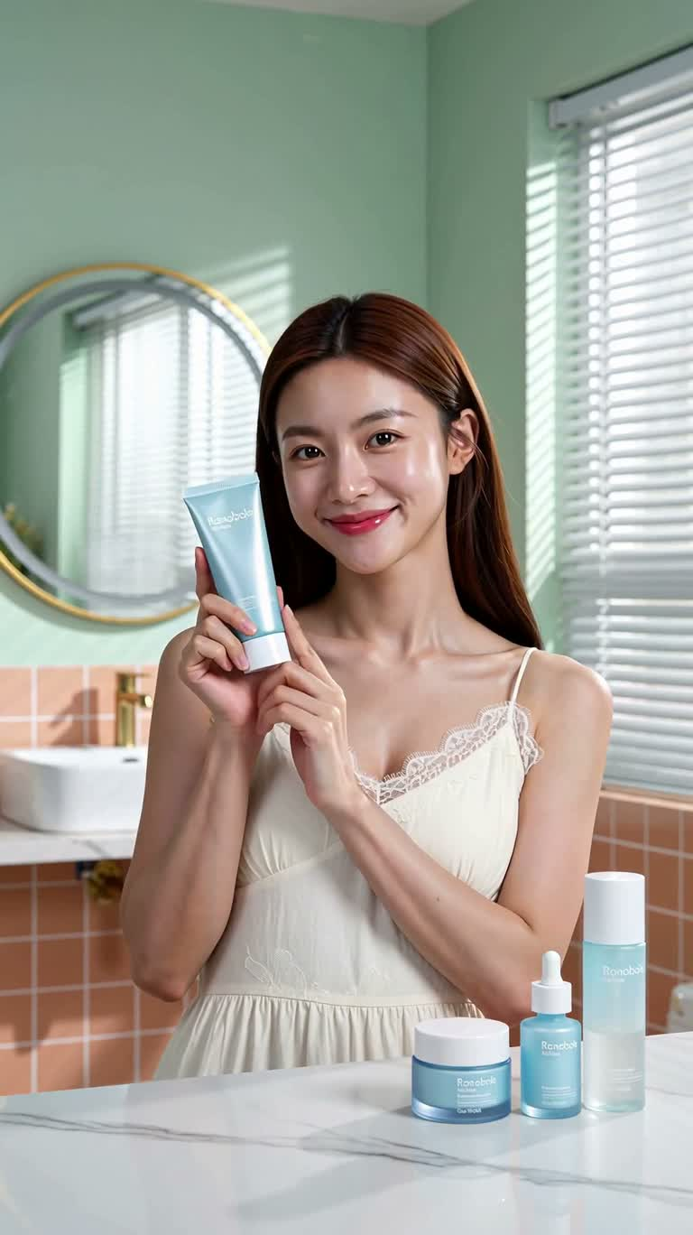 Clear and Bright Skincare Ad