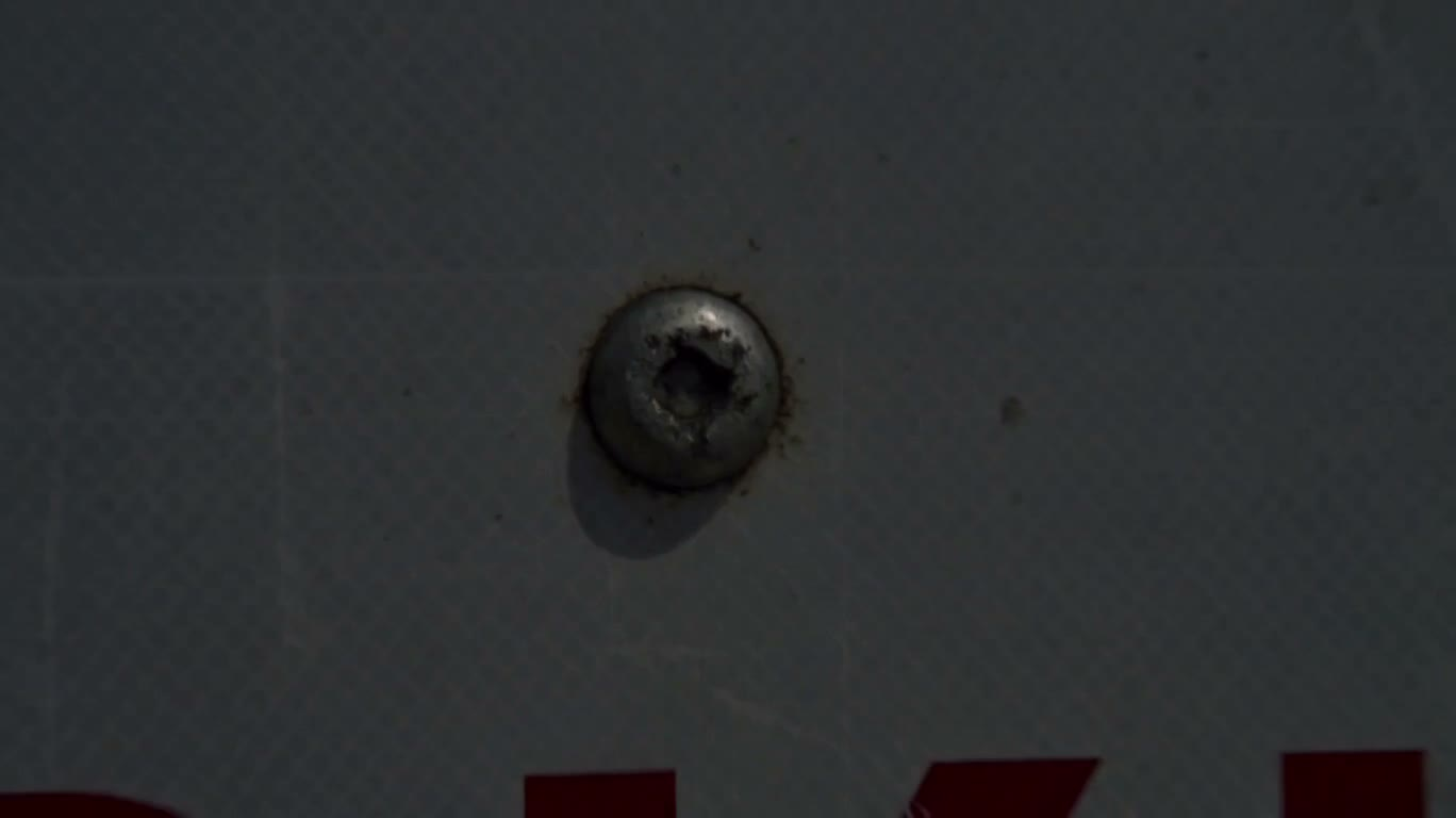 Striking No Parking Sign