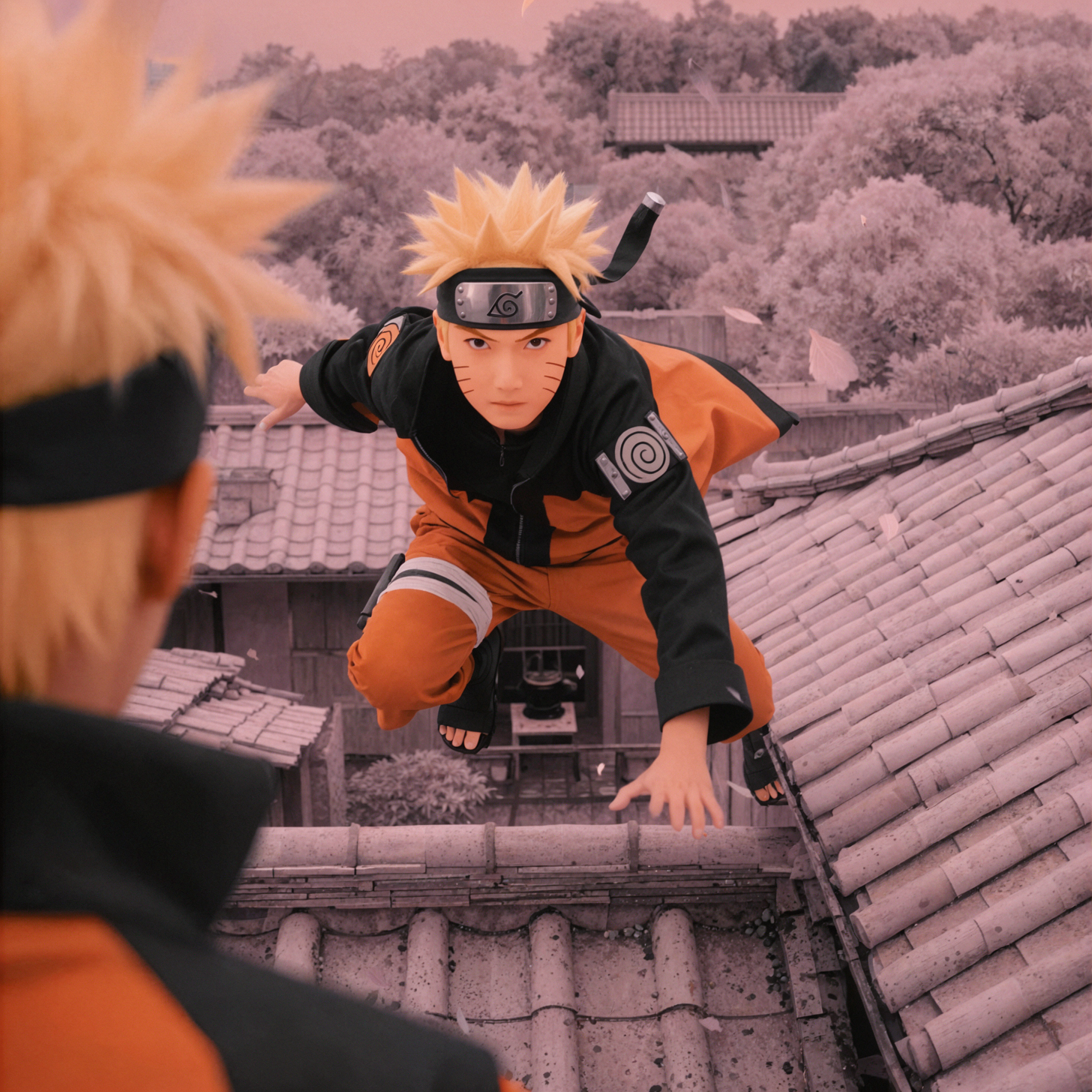 Naruto Uzumaki · Over the Rooftops · False-Color Infrared