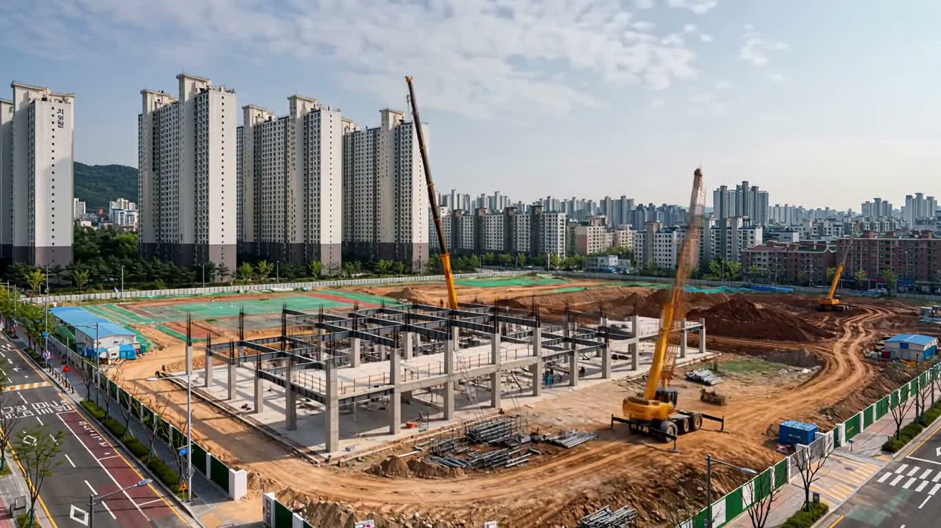 城市工地到现代医院