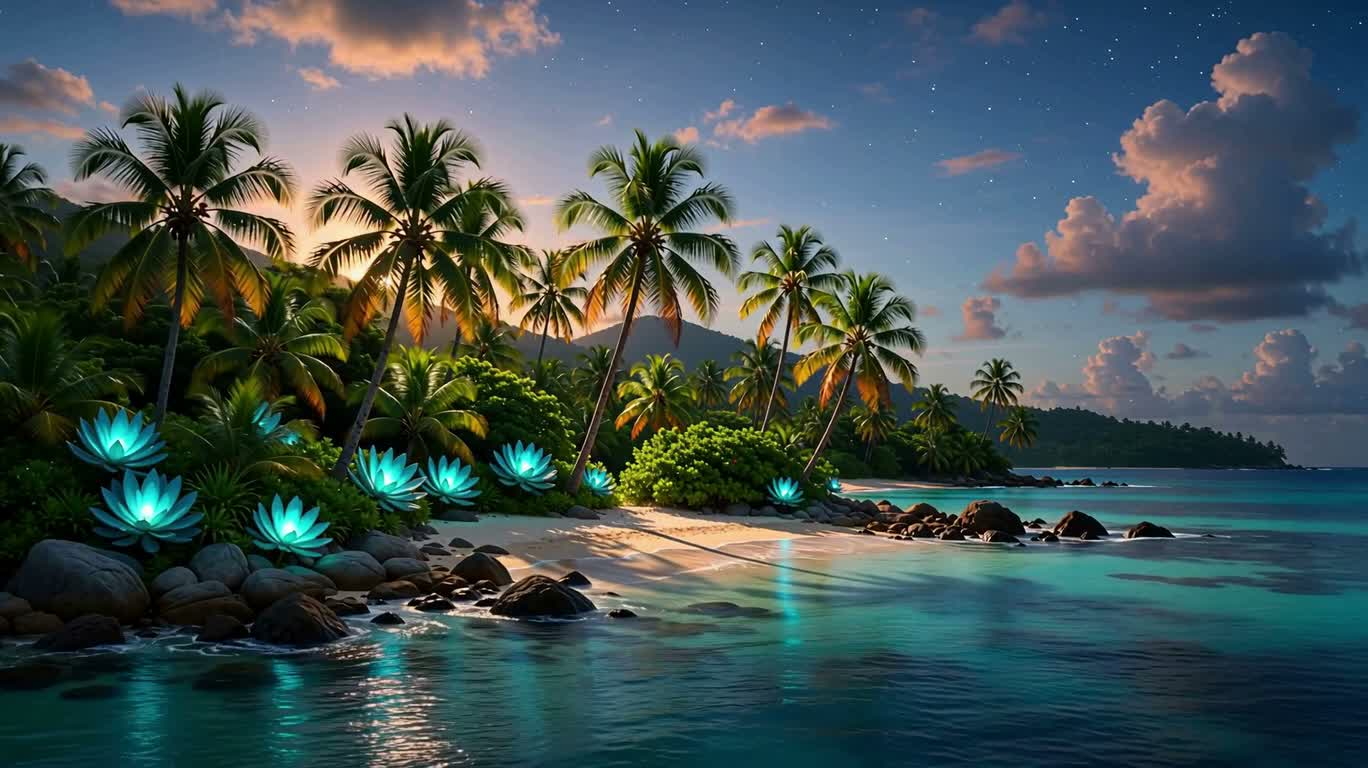 荧光梦幻海岛