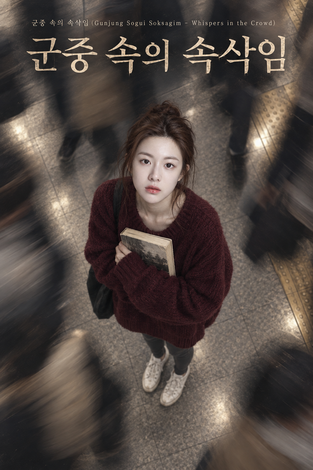 人群中的低语：地铁心理剧海报 — AI image creation