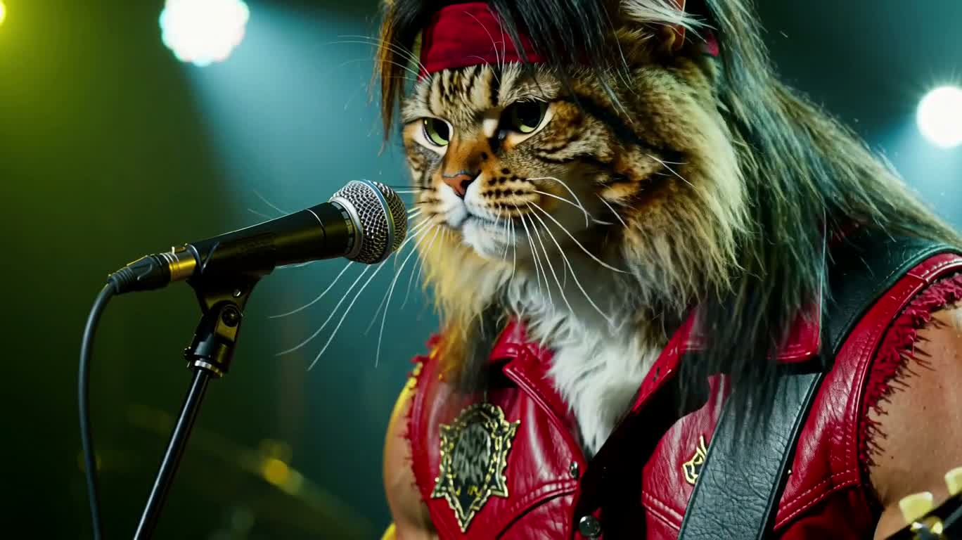 霓虹摇滚猫王