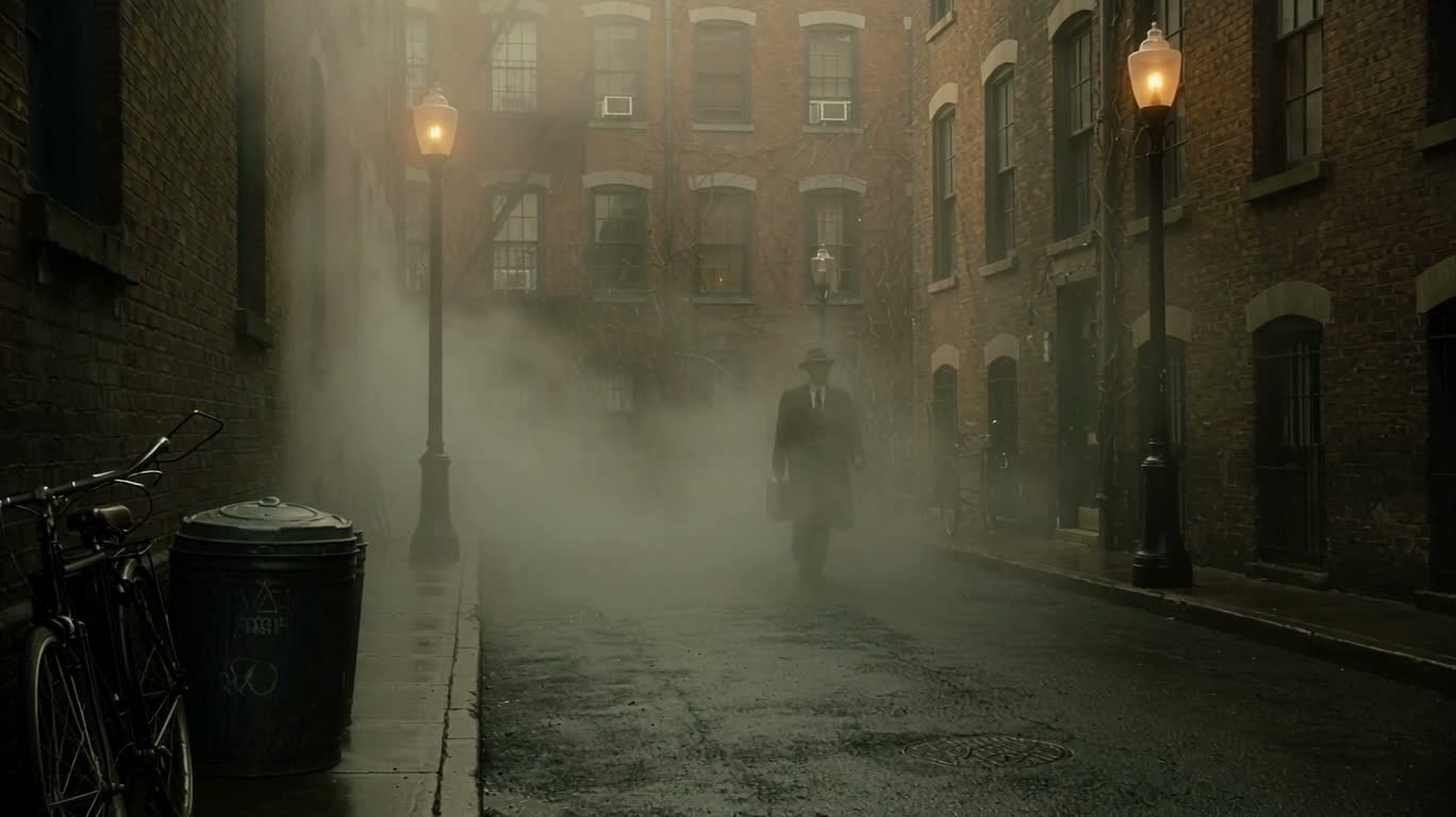 Detective in the Foggy Alley
