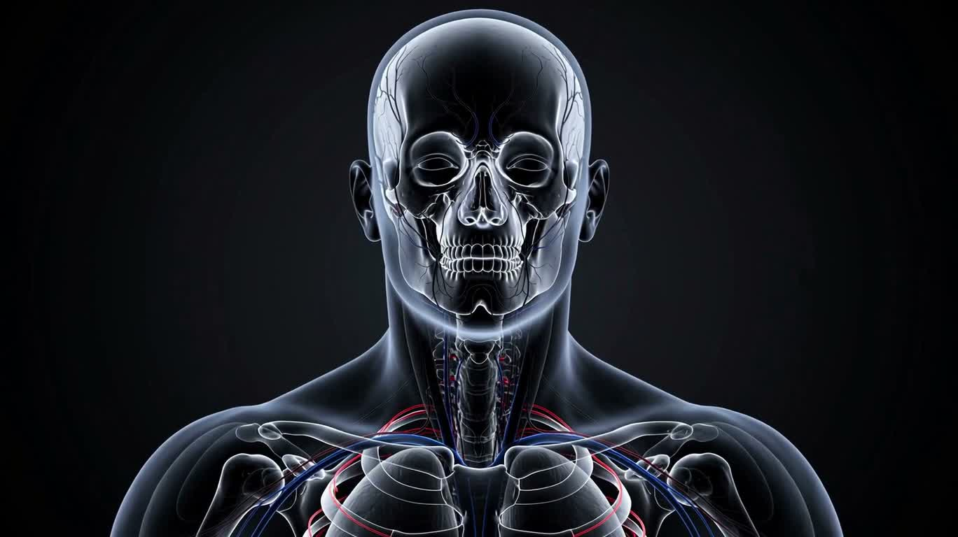 Anatomical Diagram of Internal Human Pipelines — AI video creation