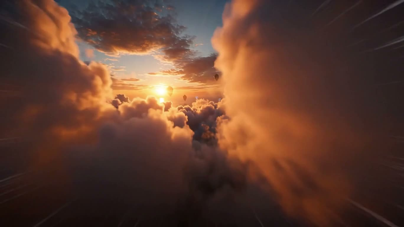 穿越天空海洋的超现实飞行