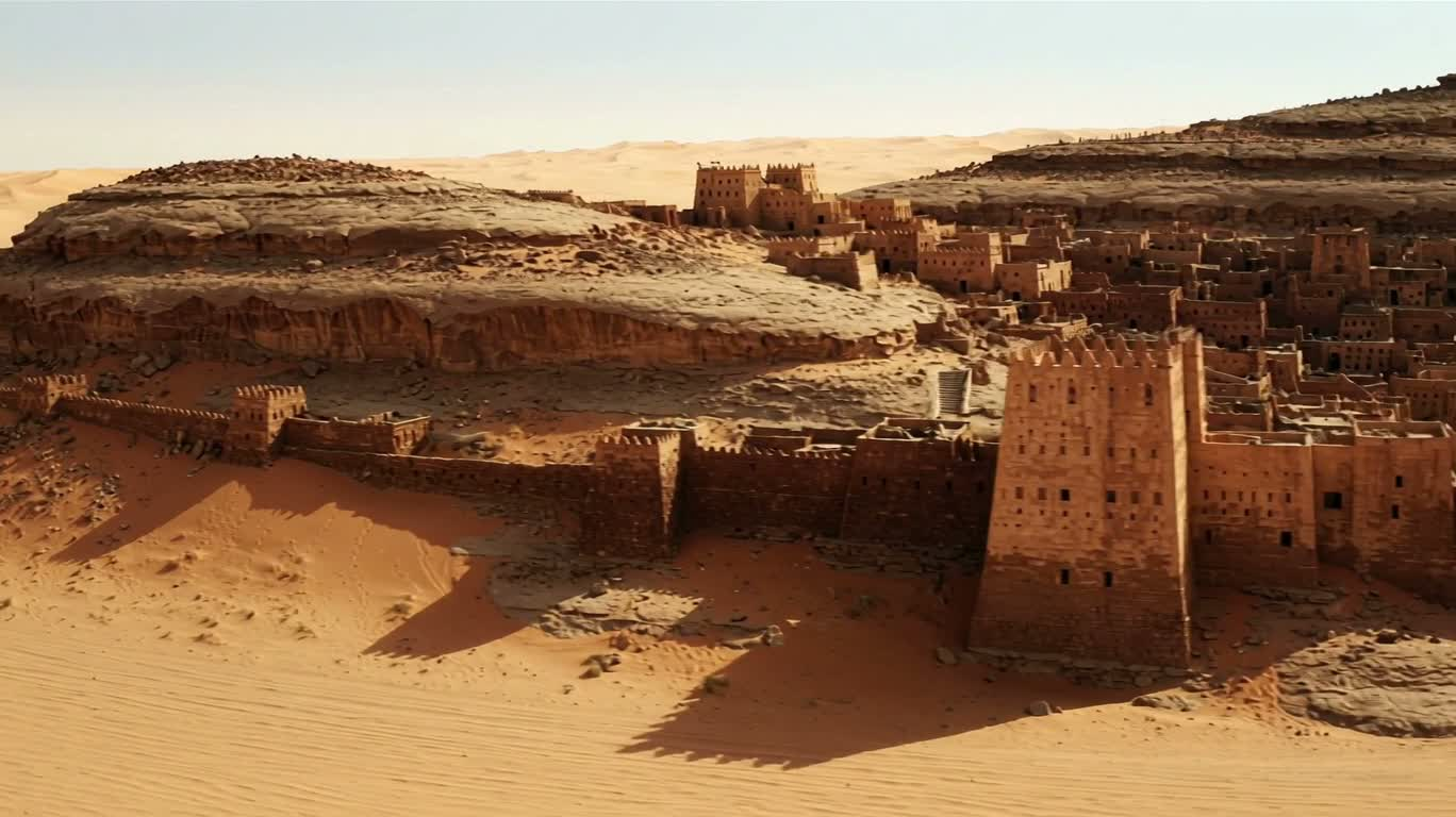 Stone City in the Sand Sea