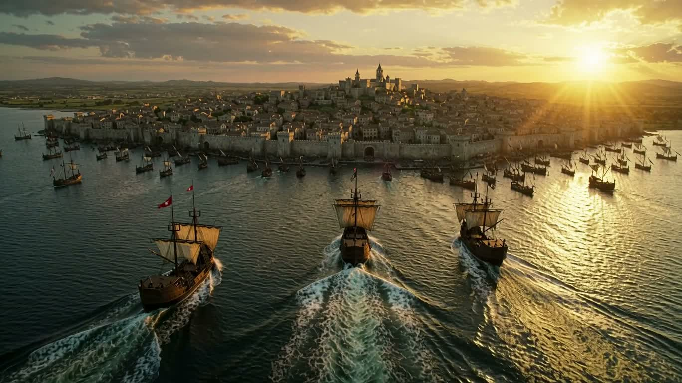 Sự sụp đổ của Constantinople và cuộc rút lui của hạm đội Venice