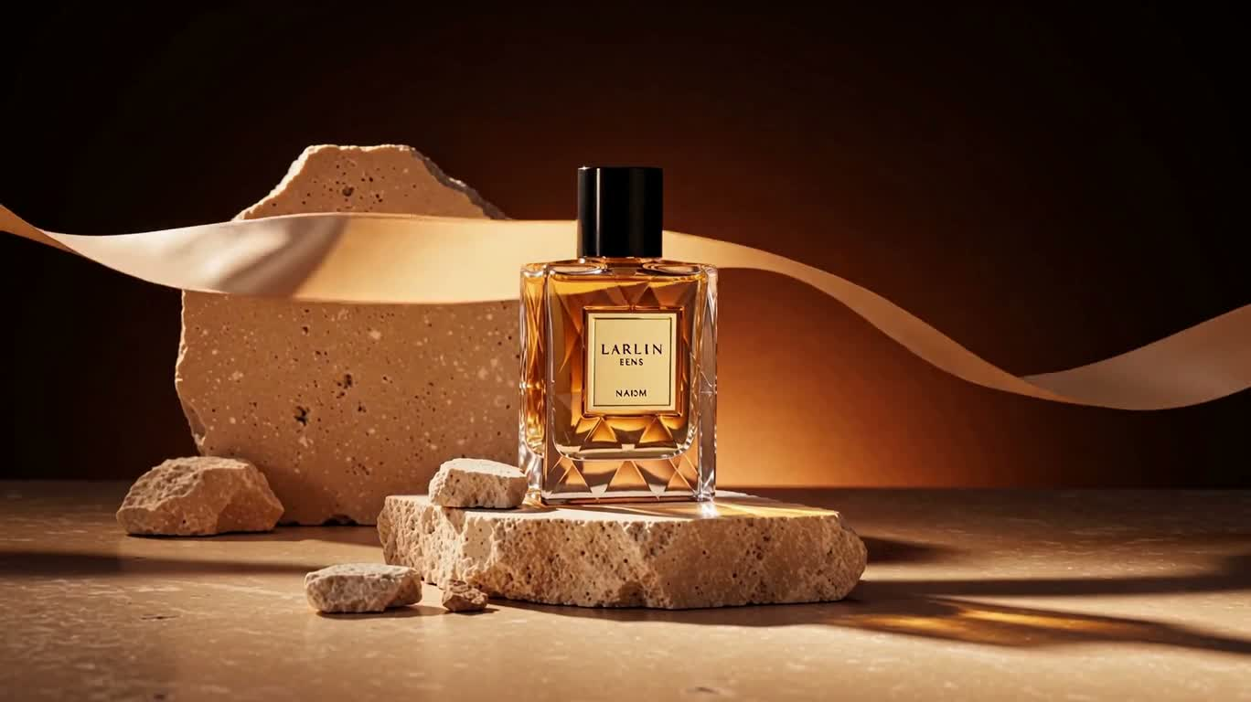 Publicité pour le parfum Amber Time