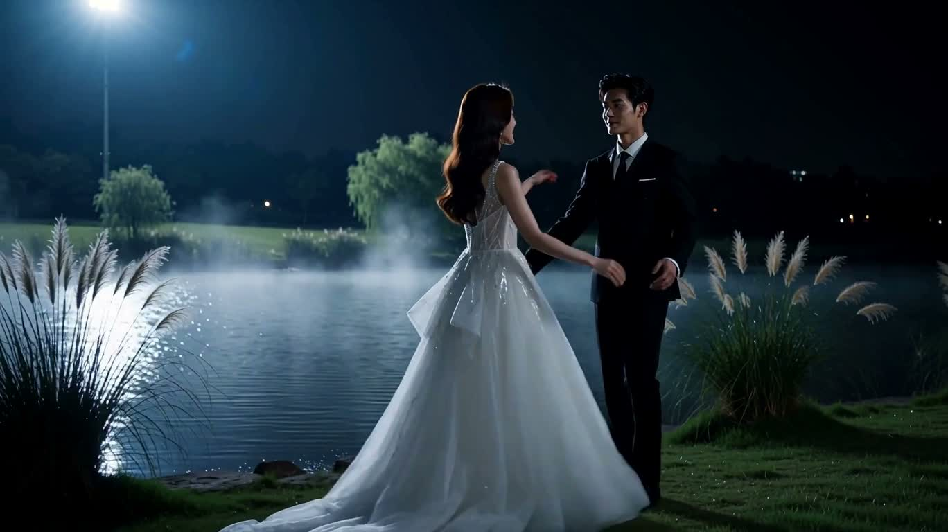Danse avec la rivière de lune