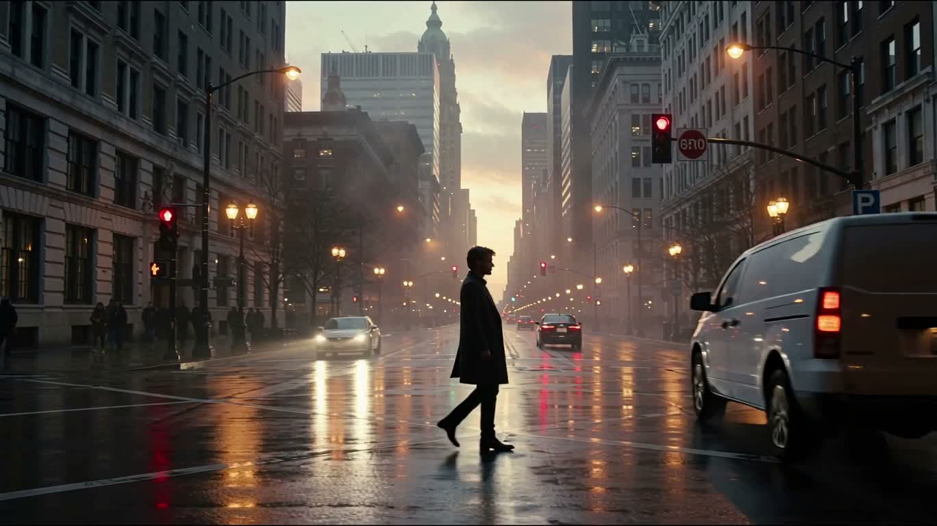 雨上がりの街のサウンドスフィア
