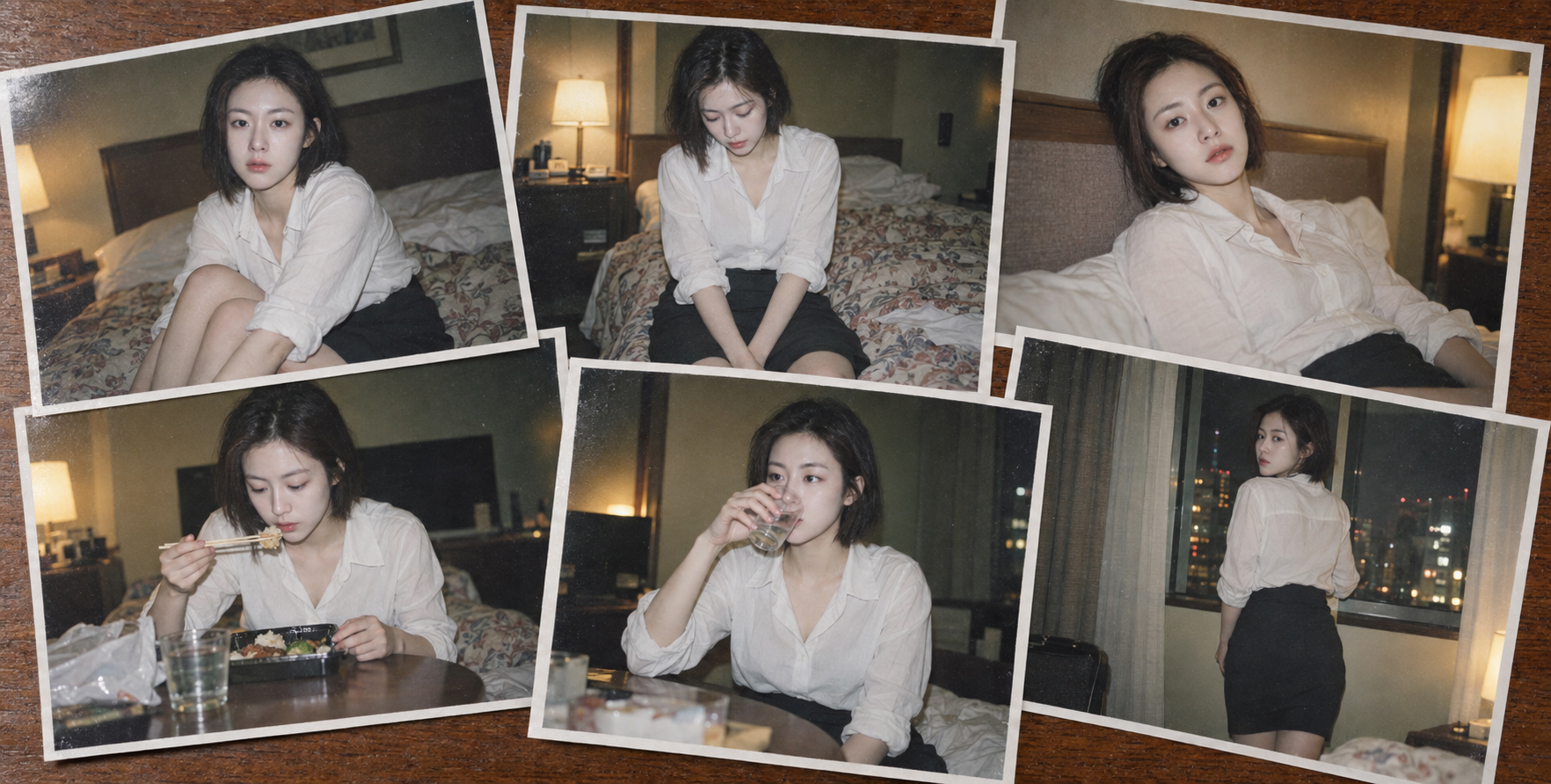 和風ホテルで女性を捉えたスナップ写真集