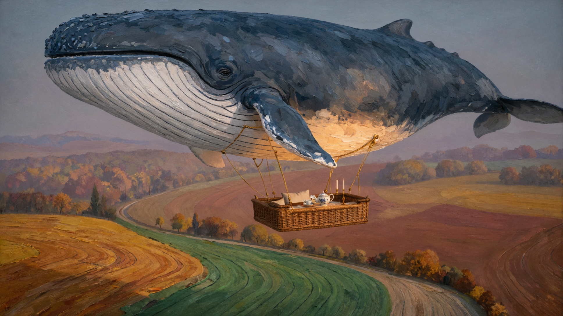 クジラの熱気球 · ファンタジーコンセプト — AI image creation